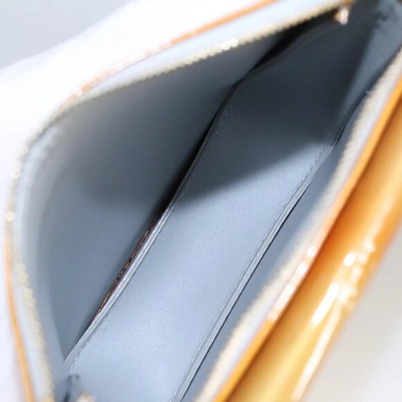 LOUIS VUITTON Monogram Vernis Motto Accessory Pouch Gris M91030 LV Auth 102106 - Picture 10 of 16